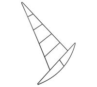 DOITOOL Support de Couronne en Métal Robuste de Chapeau de Sorcière 34x32 Cm pour Décoration Halloween et DIY à Domicile, Facile à Personnaliser