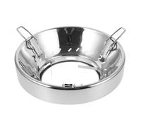 DOITOOL Support de Wok Antidérapant Installation Facile pour Cuisinière à Gaz en Acier Inoxydable, Anneau Coupe-vent Cuisine Professionnelle
