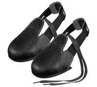 DOITOOL Surchaussures de Sécurité en Cuir - Couvre-Chaussures Coque avec Embout Acier Anti-Écrasement - Protection Pied Antidérapante 36-46 pour Visiteur Chantier, Industrie et Atelier