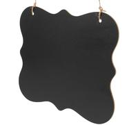 DOITOOL Tableau Mémo Tableau à Craie Effaçable en Panneau de Densité sans Odeur Double Face Suspendu en Panneau Noir et Élégant pour Bureau et Maison