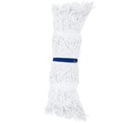 DOITOOL Tête de Recharge Lingette Nettoyante en Tissu Blanc pour Balai à Franges Séchage Rapide et Facile à Utiliser pour Sols pour Nettoyage D'angles et Hôtels