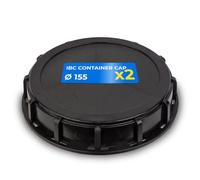 DOJA Barcelona Bouchon Couvercle IBC Pack 2 - Ø155mm - Étanchéité Totale pour Réservoir, Adaptateur de Réservoir, Couvercle Cuve IBC, Ajustement Précis, Raccord 1000 litres Vanne Eau