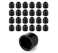 DOJA Barcelona Cache Ecrou - Pack 25 M8: Noire - Installation Facile, Ajustement Idéal - Cache Boulon Pour Montage Simple Et Sécurisé - Capuchon Plastique Offrant Protection Vis Et Finition