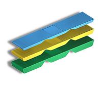 DOJA BARCELONA | Cales de Vitrage 2, 4, 6mm | 150 Pcs | Blocs d'Écartement en Plastique, Entretoise Polypropylene | Plaques d'Espacement avec Points de Rupture pour Rangement, Équilibrage...