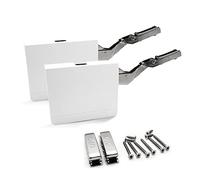 DOJA Barcelona | Charniere Porte Placard | 4 Compas Acier pour Portes Relevables | Hauteur de 250 à 400mm | Forces 480-1250 | Angle Ouverture 107º | pour Porte Cuisine, Armoire Cuisine, Meuble...