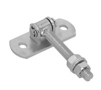 DOJA Barcelona Charnière Réglable - Lot de 2: M12 - Gond Portail Facilité D'installation - Charniere Porte Lourde Haute Résistance - Fixation Innovante Avec Pivot Et Support Optimal, Galvanisée