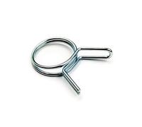 DOJA Barcelona | Collier de Serrage | 14mm | Pack 25 | Serre Joint à Fil | Collier Fixation Acier Zingué sans Vis | Collier Serrage et Fixation Tuyau Eau, Gaz, Huile, Durite petit