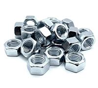 DOJA Barcelona | Ecrou | 50 Ecrou Hexagonal M10 | 8mm x 17mm | Acier Galvanisé DIN 934 | Écrou M10 pour Boulons et Écrous, Éléments d'Accouplement, Réglage et Fixation Intérieur et Extérieur