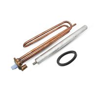 DOJA Barcelona | Kit Resistance pour Chauffe Eau 2000W | Kit Resistance Chauffante+Anode Chauffe Eau Magnesium+Joint Caoutchouc+Vis Fixation | Lot Chauffe Eau | pour Chauffe Eau Electrique, Ballon Eau