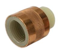 DOJA Barcelona | Manchon Electrolytique | Anti electrolisis | Raccord Plomberie | 2 Unt | Raccord 1/2" Male/Femelle | Nylon et Cuivre | Accessoires de Plomberie | pour Chauffe Eau Gaz et Electrique