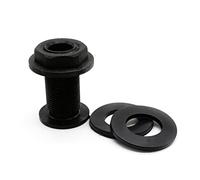 DOJA Barcelona | Passe Paroi | Raccord Mâle Ø 20mm 1/2" | avec 2 Joint et 1 Écrou | Plastique | Passe Cloison | pour Recuperateur d Eau de Pluie, Cuve, FUT Plastique, Passe Cloison Raccord Cuve