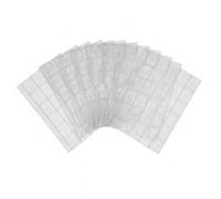 DOJA Barcelona Pochette Pièces de Monnaie - Pack 12-480 Pochettes - Design Idéal - Feuilles pour Classeur Anneaux Standard - Pages de Monnaie pour Organisation Parfaite, classeur Numismatique