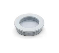 DOJA Barcelona | Poignée Porte Coulissante | 6 Poignee Ronde Encastrable | Ø40,5mm*10mm | Zinc-Aluminium | Poignee Porte Blanc pour Poignee de Meuble Cuisine, Poignée de Porte, Tiroir Coulissant