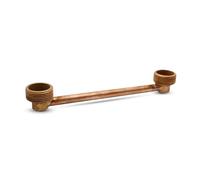 DOJA Barcelona | Pont Vérification 7/8” x 7/8” | PACK 1 | Raccord Gaz Mâle-Mâle | Longueur 160mm | En Cuivre + Laiton | Accessoires Compteur Gaz | Pour Gaz Naturel Et GPL, Plomberie, Chauffage