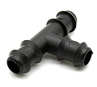 DOJA Barcelona | Raccord en T 16mm | Pack 100 | Connecteur de Tuyau d'Irrigation | Ø 16mm | Connecteur en T | Raccord Tuyau d'Arrosage | pour Embout Tuyau Arrosage Goutte à Goutte, Tuyau Irrigation