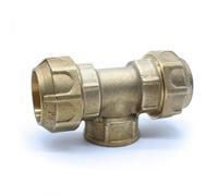 DOJA Barcelona | Raccord Femelle Polyéthylène | PE | Compression | 20x1/2" | Pack 2 | Jonction Tubes Irrigation | Connecteur Radiateurs, Manchon Goutte à Goutte, Air Comprimé, Adaptateur Gaz/Tuyau Eau