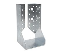DOJA Barcelona | Sabot de Charpente | Sabot Charpente à Ailes Interieures | 80x150x75x2 mm | Acier Galvanisé | Idéal pour Assemblage Poutre Bois, Solive, Support Poteau Bois, Equerre Fixation en u