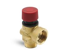 DOJA Barcelona | Soupape de Securite 7 Bars | Pack 1 | Soupape de Pression 3/4" | 73,2X42,5mm | Vanne de Decharge | Limiteur de Pression | pour Reducteur de Pression Eau, Groupe Securite Chauffe Eau