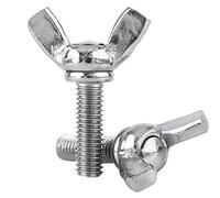 DOJA Barcelona | Vis à Papillon M8*20mm | Pack 50 | Vis à Oreille en Acier de Haute Qualité | Ecrou Papillon pour Réparation Automobiles et Motos, Bricolage, Ajuster la Fixation de Construction..