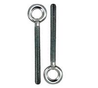 DOJA INDUSTRIAL | Boulon à Anneau | Vis à Anneau M8 en Acier Zingué | M8 x 60 | Pack 5 | Filetage Complet pour Fixation et Suspension | Convient aux Maisons, Bureaux, Hôtels et Autres Lieux