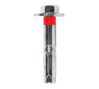 DOJA INDUSTRIAL | Boulons à Expansion Hex | Pack 40 | M6*8 * 50 mm | Vis d'Expansion | Ancrage de Fixation en Acier Galvanisé | pour Scellement Chimique, Cheville Beton, Anti-Effraction, Ingénierie