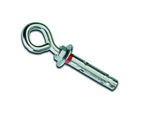 DOJA Industrial | Boulons d'Expansion d'Anneau de Levage | M10-12 | PACK 10 | Vis Crochet pour Fixation | Utilisations: Scellement Chimique, Fixation sur Beton de Cable Acier, Cheville Beton, Tendeur
