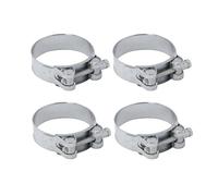 DOJA INDUSTRIAL | Collier à Tourillon | Collier de Serrage Haute Pression | Diamètre 104-112 mm | Lot 4 | Fixation Solide | Utilisation: Irrigation, Pompage, Tuyau pour Béton, Travaux Publics
