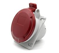 DOJA Industrial | Prise Encastrée Industrielle CEE 32A | Prise Electrique Femelle | 3 P + N + T | 380V | Etanche IP47 | pour Rallonge Electrique, Camping Car | Usage Intérieur et Exterieur
