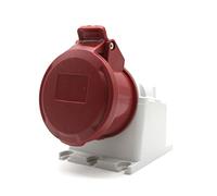 DOJA Industrial | Prise Femelle Industrielle CEE 16A | 3 Pôles + Neutre + Terre | 380V | Etanche IP44 | Connecteur Electrique pour Rallonge Electrique, Camping Car | Pour Usage Intérieur et Exterieur