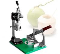 DOJBK Ouvre-Noix De Coco Manuel, Machine À Peler Les Noix De Coco Tendres De Qualité Professionnelle, en Acier Inoxydable 304, Ouverture Rapide en 5 Secondes, Durable Et Facile À Nettoyer
