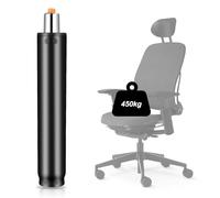 Dokeno Vérin à Gaz de Chaise de Bureau, Remplacement Vérin Pneumatique de Chaise de Bureau, Réglable pour la Majorité des Chaises de Bureau et Gaming, Longueur Totale 30 à 45 cm, Noir