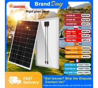 DOKIO 18V 100W-200W panneau solaire rigide chine panneau solaire étanche en silicium monocristallin # DSP-100M/DSP-100MX2 Camping/maison/RV 100W rigid solar