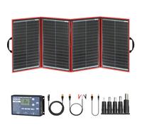 DOKIO 200W Kit Panneau solaire pliable portable monocristallin avec 2 ports USB Pour Plein air
