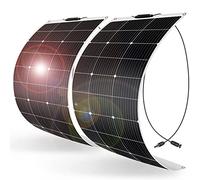 DOKIO 200W Panneau Solaire Souple 12V Photovoltaïque Flexible 2 * 100W