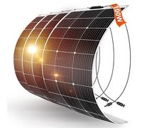 DOKIO 400W Panneau Solaire Souple 4 * 100W Monocristallin Semi-Flexible