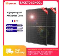 DOKIO Kit de panneaux solaires de balcon 400 W/800 W - Système de panneaux solaires monocristallins étanche pour la maison, le balcon et le jardin 400W