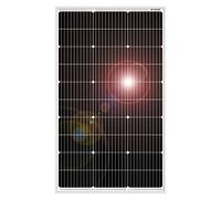 DOKIO Panneau Solaire 100W 18V Monocristallin Photovoltaïque pour charger la Batterie 12V