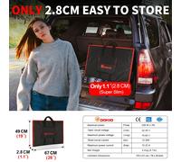 Dokio-Panneau solaire 18V portable et flexible, 100/160/200/300W, avec kit de contrôle 12V, pour recharge de batterie de camping 300W solar panel set