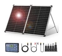 DOKIO Panneau solaire monocristallin pliable 100 W (50 x 2) 12 V