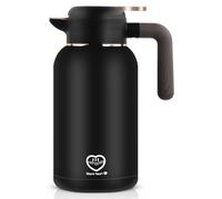 Dokpav 2L Pichet Isotherme, Théière Isotherme, Acier Inoxydable 304 | 24h Chaud, Hermétique, Carafe à Café, Thermos pour Thé/Café/Boissons Chaudes