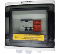 Doktorvolt Solar Boîte de jonction photovoltaïque AC SIEMENS 1P C20A 25A 300mA Protection contre les surtensions T1 T2 0720