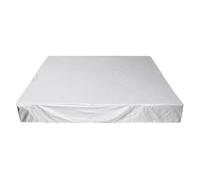 DOKUYIE Housse pour Spa, Extra épaisse, Thermique, Protection Contre la Neige, imperméable, pour Usage intérieur et extérieur (Argenté, 244 x 244 x 30 cm)