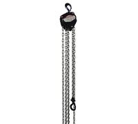 DoLast Black Series Palan de roue frontale, capacité de charge de 3000 kg, longueur de chaîne de 3 m, avec protection contre les surcharges