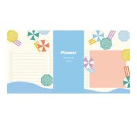 Dolce Amore, Mini planner 24x12 cm 50 feuillets imprimés