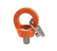 Dolezych Boulon à œil professionnel avec œillet DLR, capacité de charge 1500 kg, filetage M16 x 24 mm