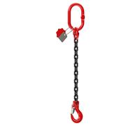 Dolezych DoKett Suspension à 1 Brin de Classe 8 pour Grue, 1 m, avec Crochet à tête de Fourche, capacité de Charge de 2000 kg