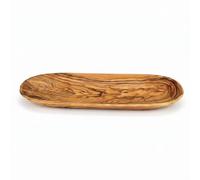 Dolfi | Bol long en bois d'olivier 32 cm | Bois naturel en Val Gardena | Figurine de crèche