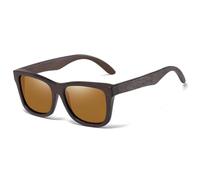 Dolfi Lunettes de soleil unisexes avec monture entièrement en bois 10 cm | Bois naturel en Val Gardena | Figurine de crèche