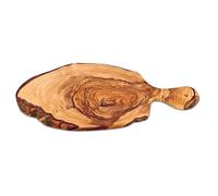 Dolfi | Planche à découper en bois d'olivier 42 x 17 cm 17 cm | Bois naturel en Val Gardena | Figurine de crèche