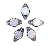 DollaTek 5-Pack KSD301 45 degrés Celsius Thermostat Interrupteur de Commande Thermique 250V 10A normalement fermé NC Thermostat Interrupteur de température
